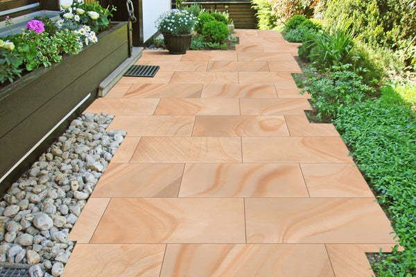 Beola Nero Outdoor Porcelain Paver - R11 Anti-Slip