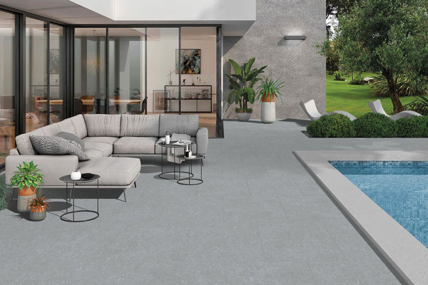Riwa Grey Outdoor Porcelain Paver - R11 Anti-Slip