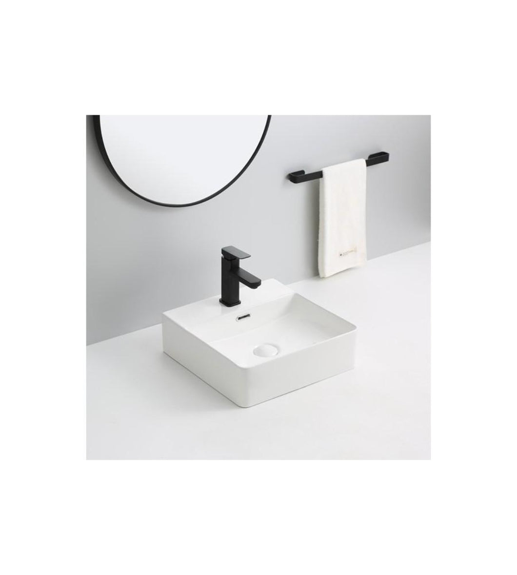 Top Counter Basin  Square Glossy White