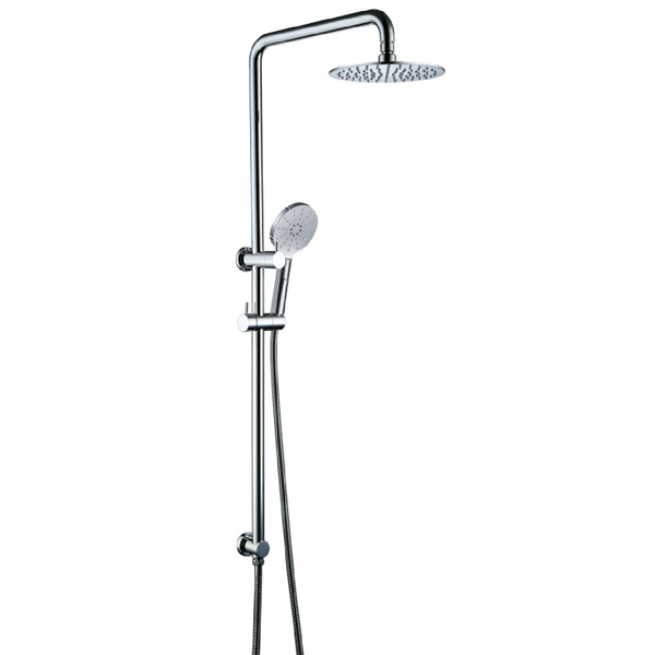 Shower Set Chrome Finish Round