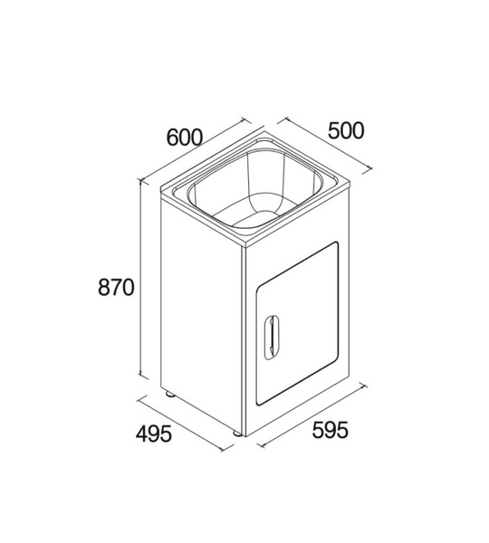 Laundry Metal Cabinet HY236B