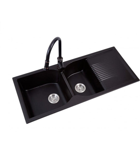 Top mount 1&1/2 Bowl Granite Kitchen Sink CT-610